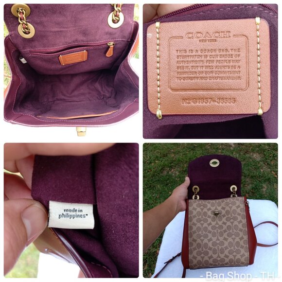 Coach 38585 Parker Convertible Backpack in Signature Canvas - Picture 9 of 15